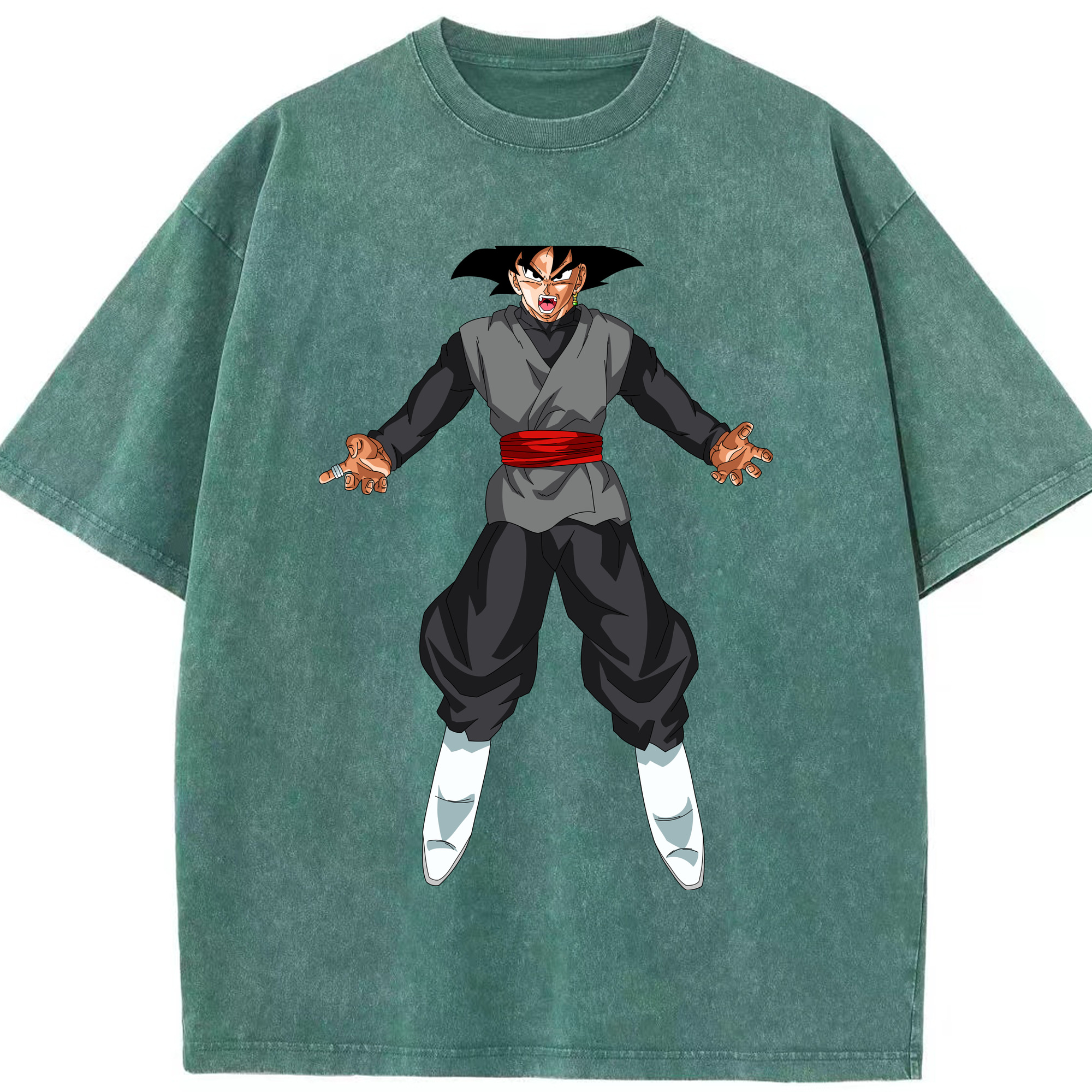 （画像用） ドラゴンボール ベジータ四世（Bejīta Yonsei）DRAGON BALL Vegeta IV 綿100% ヴィンテージ風 半袖Tシャツ（フロントプリント）